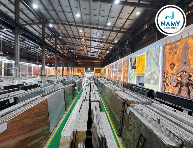 Tổng kho đá rộng lớn với đa dạng mẫu đá