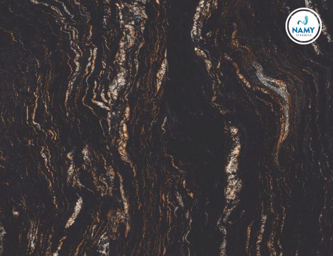 Vân đá Black Fusion được sử dụng trong công trình này.
