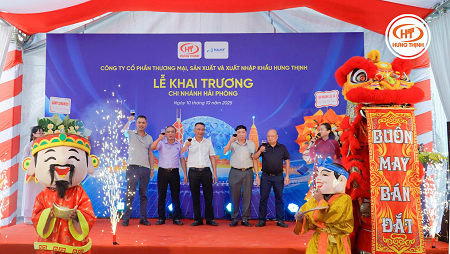khai trương kho đá Hưng Thịnh tại Hải Phòng